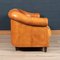 20th Century Dutch Tan Sheepskin Leather 2-Seat Sofa 5