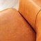 20th Century Dutch Tan Sheepskin Leather 2-Seat Sofa 15