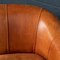 20th Century Dutch Tan Sheepskin Leather 2-Seat Sofa 33