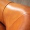 20th Century Dutch Tan Sheepskin Leather 2-Seat Sofa 24