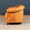 20th Century Dutch Tan Sheepskin Leather 2-Seat Sofa 6