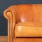 20th Century Dutch Tan Sheepskin Leather 2-Seat Sofa 7