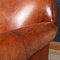 20th Century Art Deco Style Dutch Tan Sheepskin Leather 2-Seat Sofa, Image 19