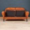 20th Century Art Deco Style Dutch Tan Sheepskin Leather 2-Seat Sofa, Image 3
