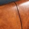 20th Century Art Deco Style Dutch Tan Sheepskin Leather 2-Seat Sofa 14