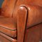 20th Century Art Deco Style Dutch Tan Sheepskin Leather 2-Seat Sofa 10