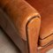 20th Century Art Deco Style Dutch Tan Sheepskin Leather 2-Seat Sofa, Image 9