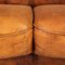 20th Century Dutch Tan Sheepskin Leather 2-Seat Sofa, Image 19