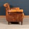 20th Century Dutch Tan Sheepskin Leather 2-Seat Sofa 5