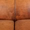 20th Century Dutch Tan Sheepskin Leather 2-Seat Sofa, Image 21