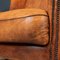 20th Century Dutch Tan Sheepskin Leather 2-Seat Sofa 25