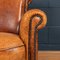 20th Century Dutch Tan Sheepskin Leather 2-Seat Sofa 8