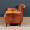 20th Century Dutch Tan Sheepskin Leather 2-Seat Sofa, Image 6