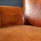 20th Century Dutch Tan Sheepskin Leather 2-Seat Sofa, Image 20