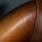 20th Century Dutch Tan Sheepskin Leather 2-Seat Sofa, Image 22