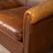 20th Century Dutch Tan Sheepskin Leather 2-Seat Sofa, Image 10