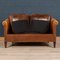 20th Century Dutch Tan Sheepskin Leather 2-Seat Sofa, Image 3