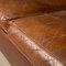 20th Century Dutch Tan Sheepskin Leather 2-Seat Sofa 20