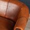 20th Century Dutch Tan Sheepskin Leather 2-Seat Sofa 14