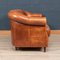 20th Century Dutch Tan Sheepskin Leather 2-Seat Sofa, Image 4