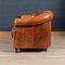 20th Century Dutch Tan Sheepskin Leather 2-Seat Sofa, Image 5