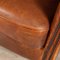 20th Century Dutch Tan Sheepskin Leather 2-Seat Sofa 10