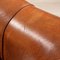 20th Century Dutch Tan Sheepskin Leather 2-Seat Sofa, Image 23