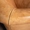 20th Century Dutch Tan Sheepskin Leather 2-Seat Sofa, Image 19