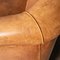 20th Century Dutch Tan Sheepskin Leather 2-Seat Sofa, Image 12