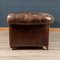 Canapé Chesterfield 20ème Siècle en Cuir Marron avec Assises 5