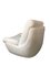 Czech White Bouclé Armchair from Atlantis, 1960s, Image 3