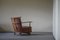Mid-Century Danish Model 1590 Easy Chair in Oak by Fritz Hansen, 1940s, Image 3