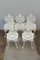 Victorian Cast Iron Garden Chairs from Coalbrookdale, 1880s, Set of 5 2