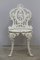 Victorian Cast Iron Garden Chairs from Coalbrookdale, 1880s, Set of 5 1