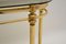 Vintage Brass & Glass Console Table, 1970s 9