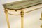 Vintage Brass & Glass Console Table, 1970s 5