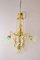 Jugendstil Adjustable Flower Chandelier with Pallme-König Glass Shades, Image 5