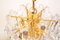Thick Textured Clear Glass Chandelier by J. T. Kalmar 8