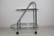 Chrome & Glass Serving Trolley, 1970s 5