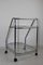 Chrome & Glass Serving Trolley, 1970s, Image 4