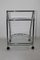 Chrome & Glass Serving Trolley, 1970s 3