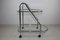 Chrome & Glass Serving Trolley, 1970s, Image 1