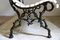 Antique Cast Iron Garden Benches with Wooden Slats, 1890s, Set of 2, Image 9