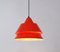 Red Zone Hanging Lamp by Jo Hammerborg for Fog & Mørup, 1960s 5