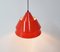 Red Zone Hanging Lamp by Jo Hammerborg for Fog & Mørup, 1960s 7