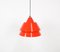 Red Zone Hanging Lamp by Jo Hammerborg for Fog & Mørup, 1960s 2