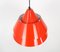 Red Zone Hanging Lamp by Jo Hammerborg for Fog & Mørup, 1960s 4