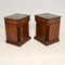 Antique Georgian Style Marble Top Bedside Cabinets, Set of 2, Image 10