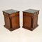 Antique Georgian Style Marble Top Bedside Cabinets, Set of 2, Image 9
