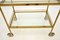 Vintage French Brass Drinks Trolley 7